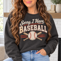 Sorry, I Have Baseball boutique modeled mockup