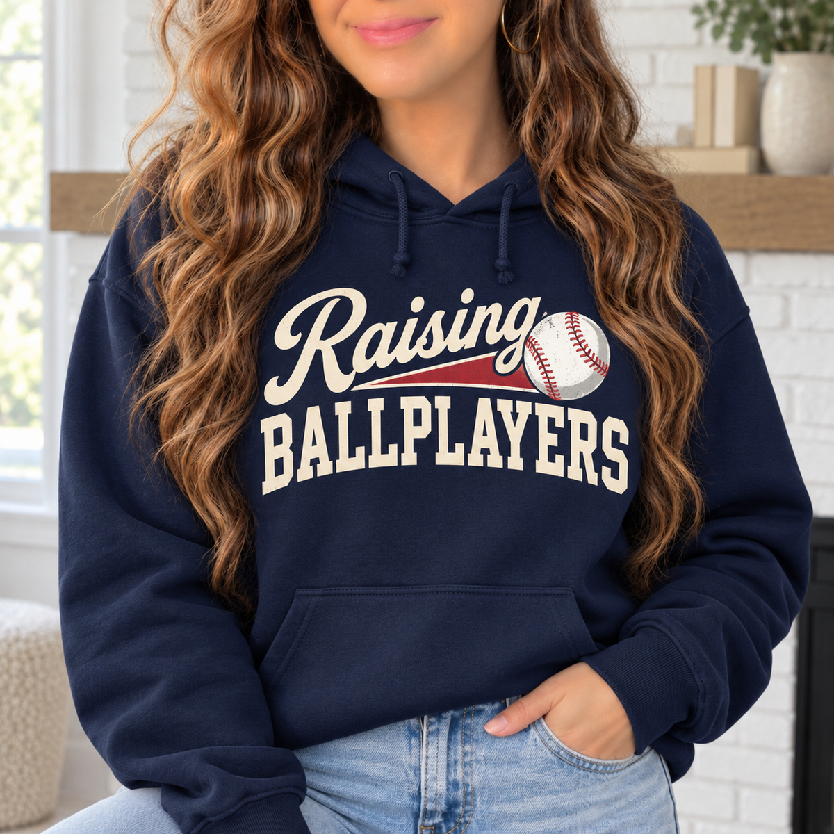 Raising Ballplayers boutique modeled mockup