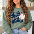 Little League, Big Feelings boutique modeled mockup
