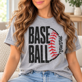 Baseball Mama: Split Baseball boutique modeled mockup