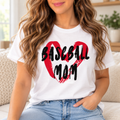 Baseball Mom: Heart boutique modeled mockup