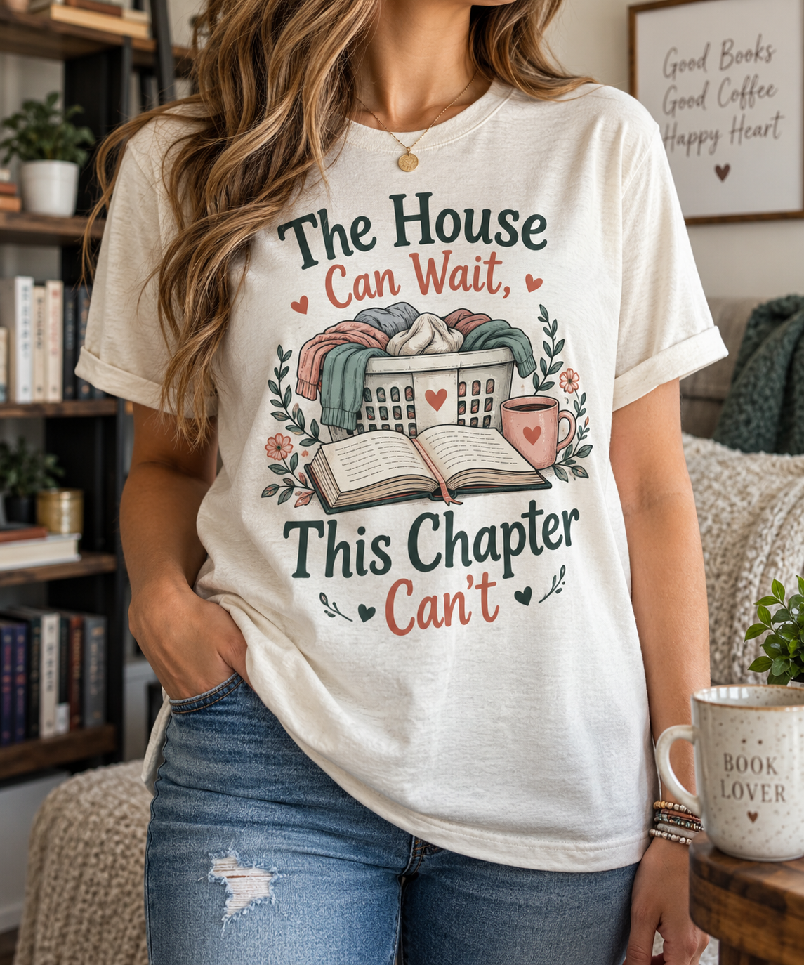 The House Can Wait, This Chapter Can’t boutique modeled mockup