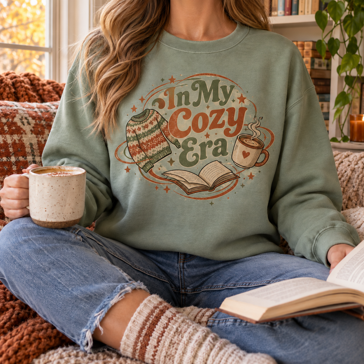 In My Cozy Era: Reading Nook boutique modeled mockup