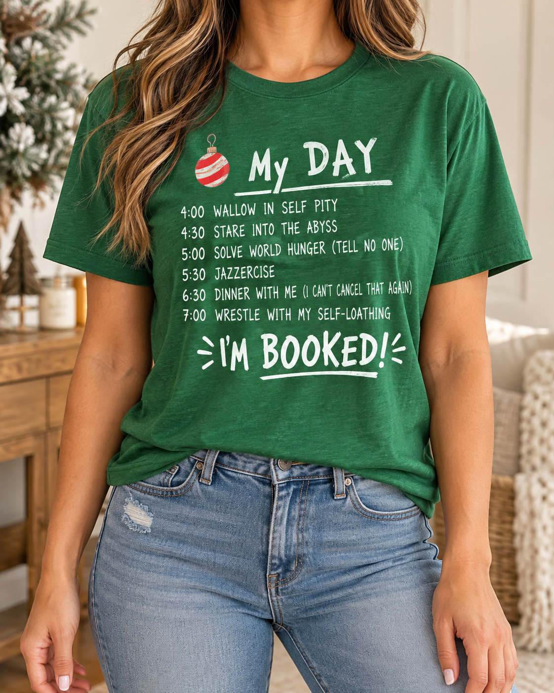 My Day — I’m Booked boutique modeled mockup