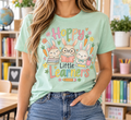 Hoppy Little Learners boutique apparel mockup, front design