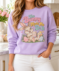 The Bunny Made Me Do It boutique apparel mockup, front design