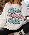 Brrr, It’s Cold boutique apparel mockup, front design