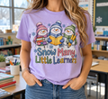 Snow Many Little Learners boutique apparel mockup, front design
