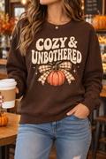 Cozy & Unbothered boutique modeled mockup