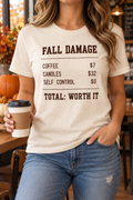Fall Damage Receipt boutique modeled mockup