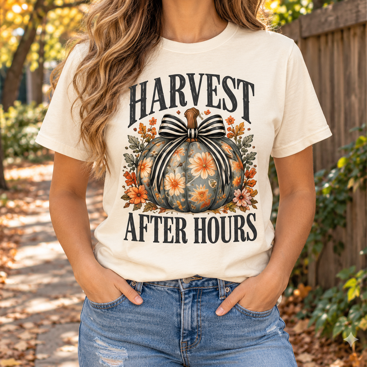 Harvest After Hours boutique modeled mockup