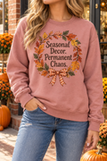 Seasonal Decor, Permanent Chaos boutique modeled mockup