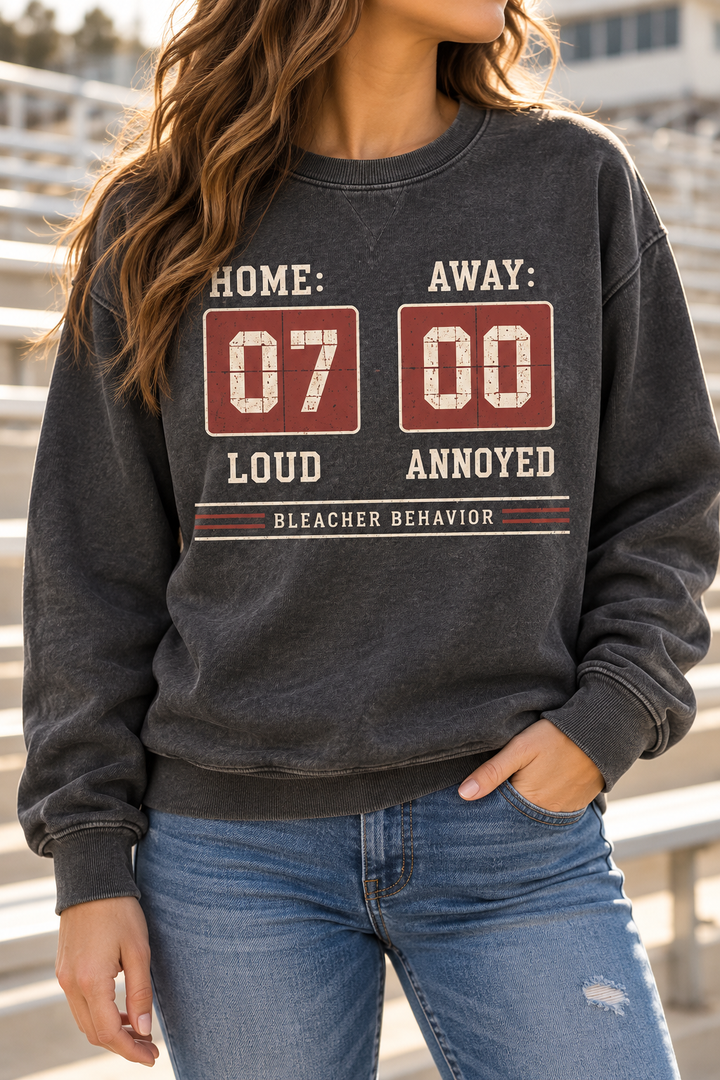 Bleacher Behavior boutique modeled mockup
