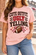 Cute Outfit. Ugly Yelling. boutique modeled mockup
