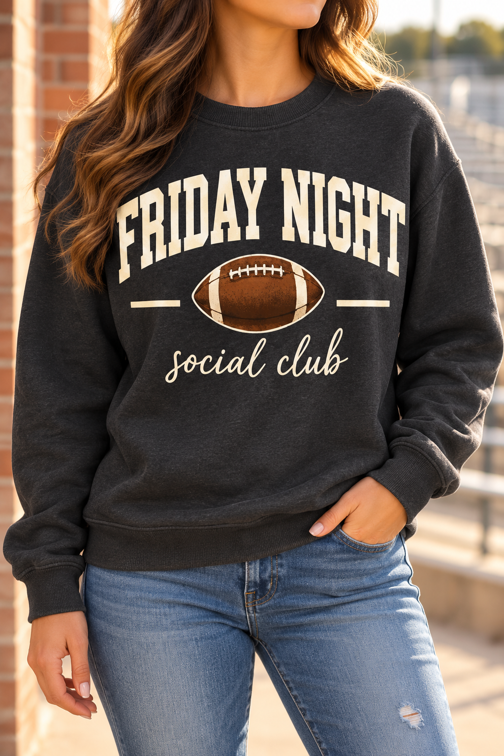 Friday Night Social Club boutique modeled mockup