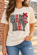 Game Day: Gingham boutique modeled mockup