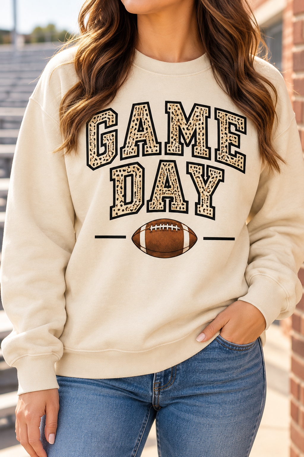 Game Day: Leopard boutique modeled mockup