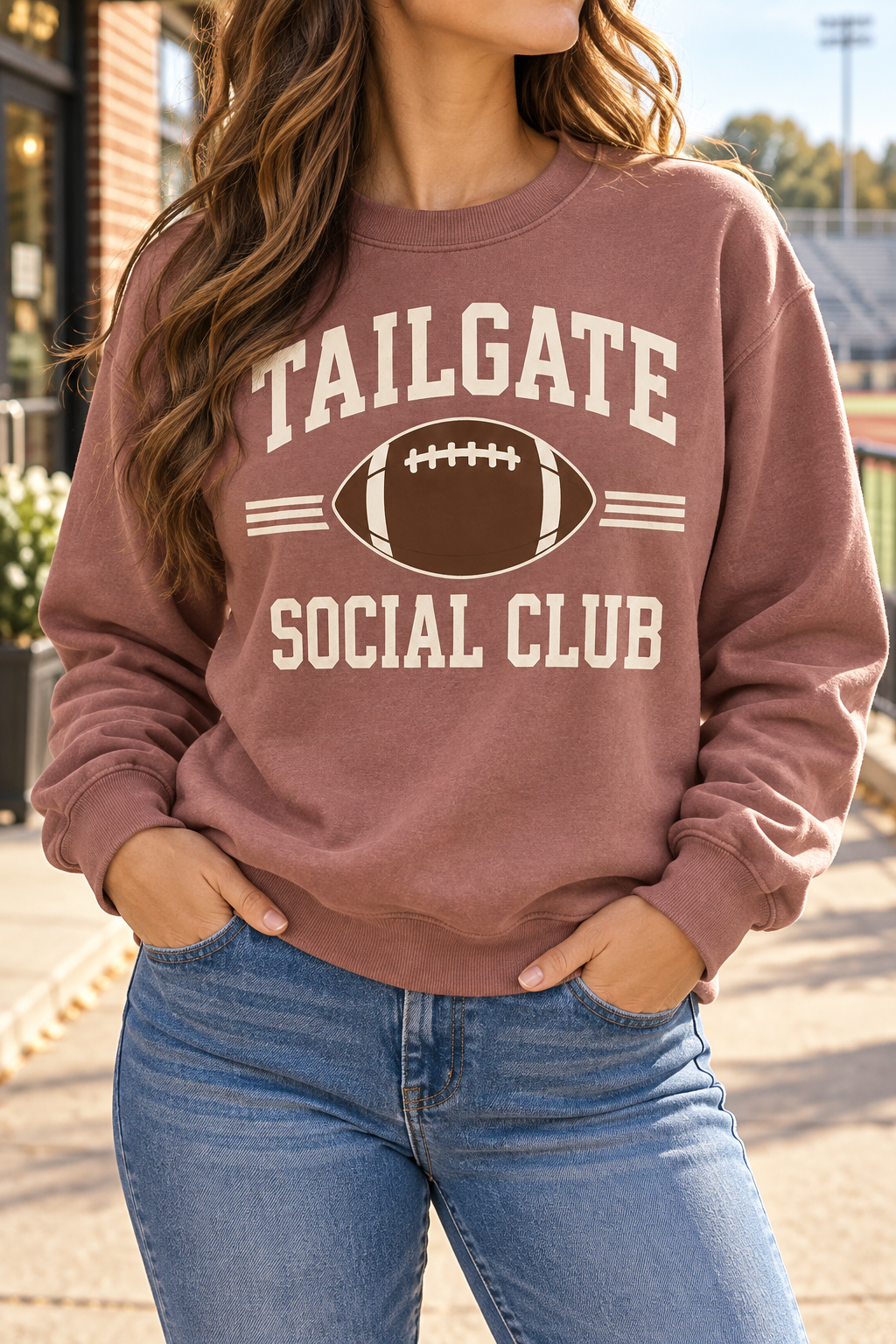 Tailgate Social Club boutique modeled mockup