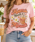 Mama Needs a Minute boutique modeled mockup