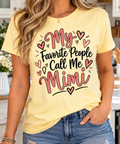 My Favorite People Call Me Mimi boutique modeled mockup