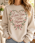 Love You More, Mama boutique modeled mockup