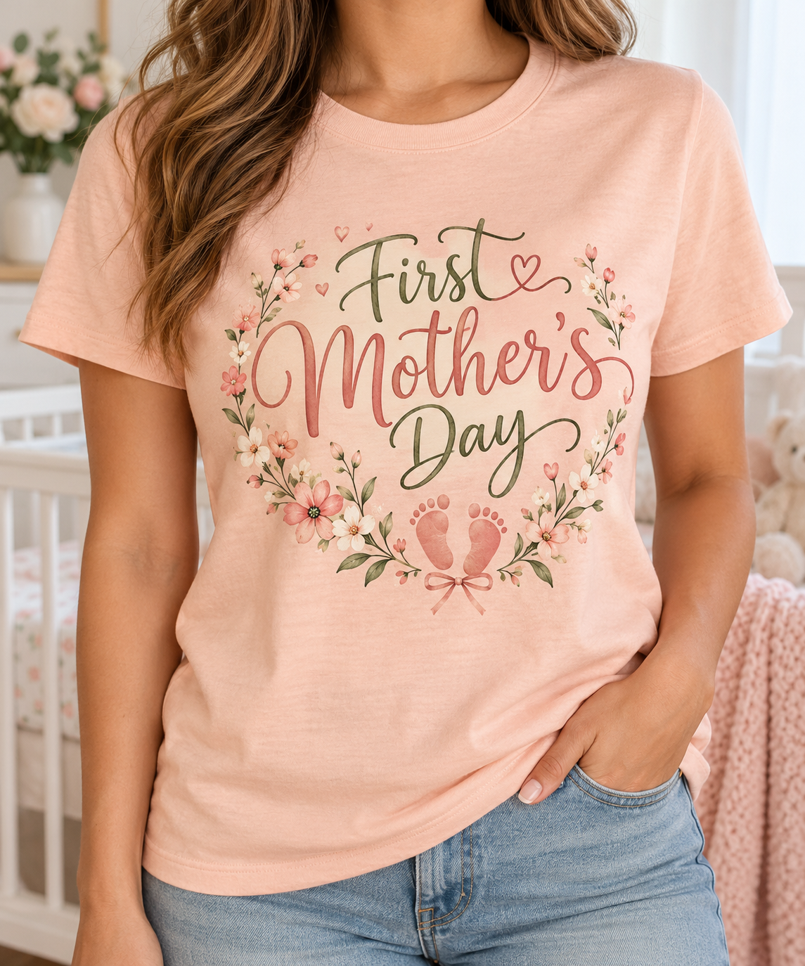 First Mother’s Day boutique modeled mockup