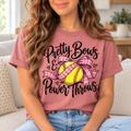 Pretty Bows, Power Throws boutique modeled mockup