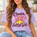 Cleats, Curls & Softball Girls boutique modeled mockup