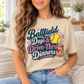 Ballfield Days & Drive-Thru Dinners boutique modeled mockup