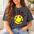 Softball: Happy Face boutique modeled mockup