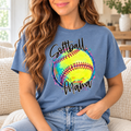 Softball Mama: Painted Ball boutique modeled mockup