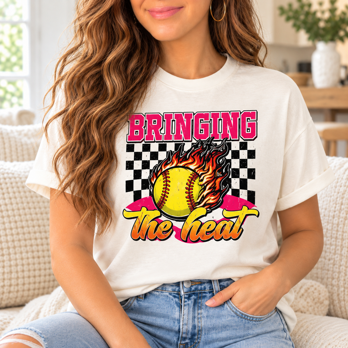 Bringing the Heat boutique modeled mockup