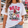 Vintage Reds Baseball boutique modeled mockup