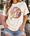 Painted Baseball Bow boutique modeled mockup
