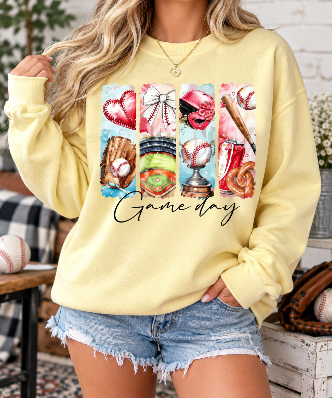 Game Day: Sports Collage boutique modeled mockup