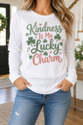 Kindness Is My Lucky Charm boutique modeled mockup