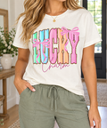 Lucky Charm: Pastel boutique modeled mockup