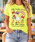 Silly Teacher Goose on the Loose boutique modeled mockup
