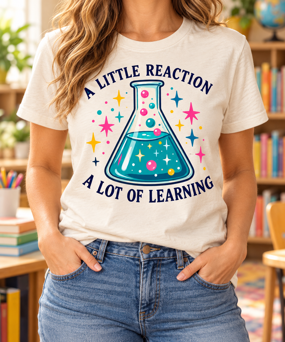 A Little Reaction, a Lot of Learning boutique modeled mockup
