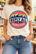 Reply All Survivor boutique modeled mockup