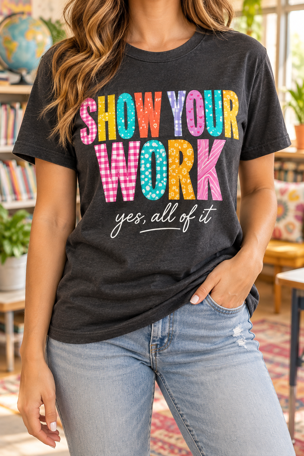 Show Your Work: Yes, All of It boutique modeled mockup