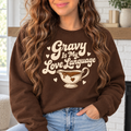 Gravy Is My Love Language boutique modeled mockup