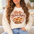 Rolls Before Roles boutique modeled mockup