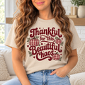 Thankful for This Beautiful Chaos boutique modeled mockup