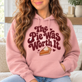 The Pie Was Worth It boutique modeled mockup