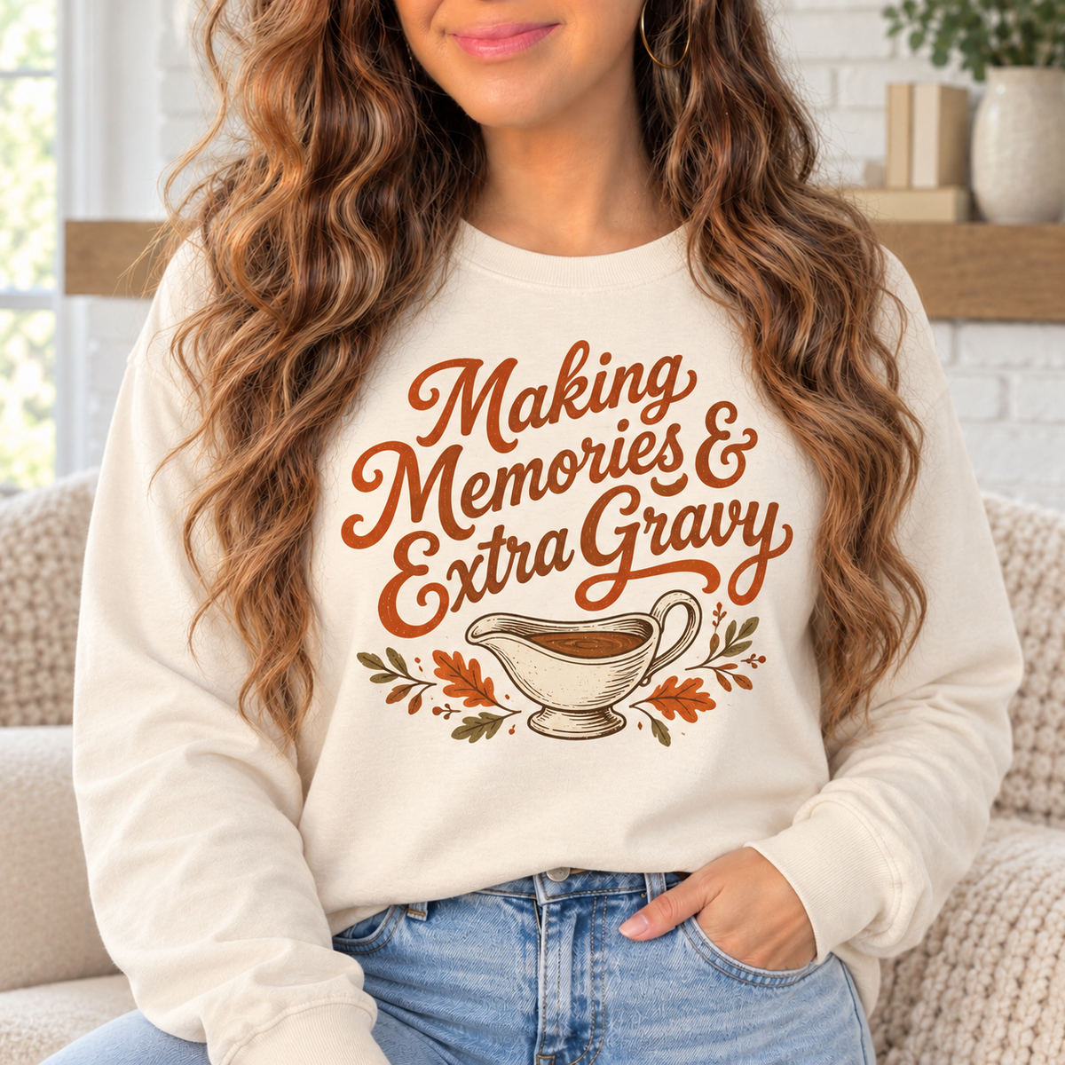 Making Memories & Extra Gravy boutique modeled mockup