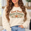 Good Food, Better Company boutique modeled mockup