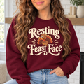 Resting Feast Face boutique modeled mockup