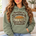 Running on Gratitude & Green Bean Casserole boutique modeled mockup