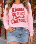 Kisses, Chaos & Carpool boutique modeled mockup